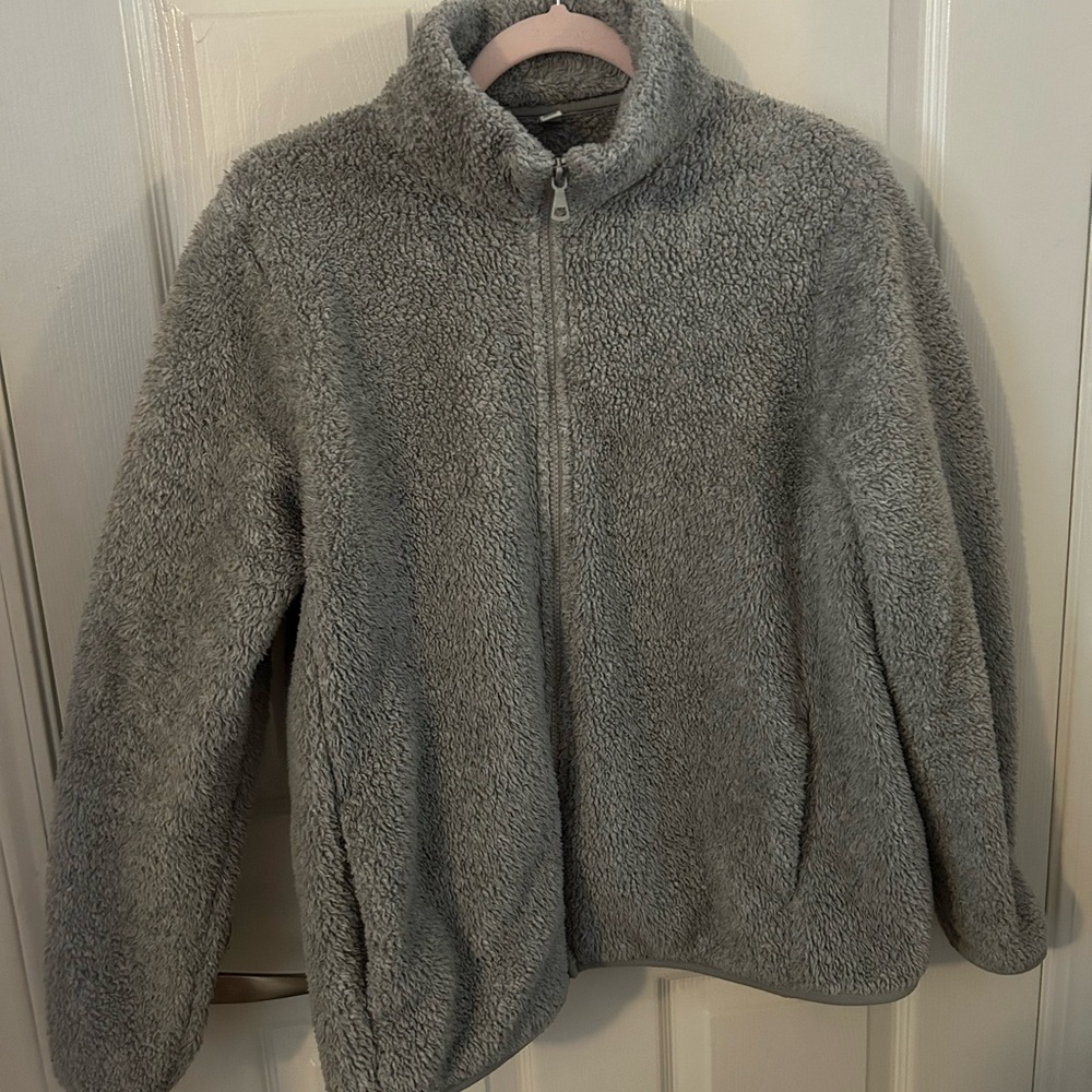 UNIQLO FLUFFY YARN FLEECE FULL-ZIP JACKET